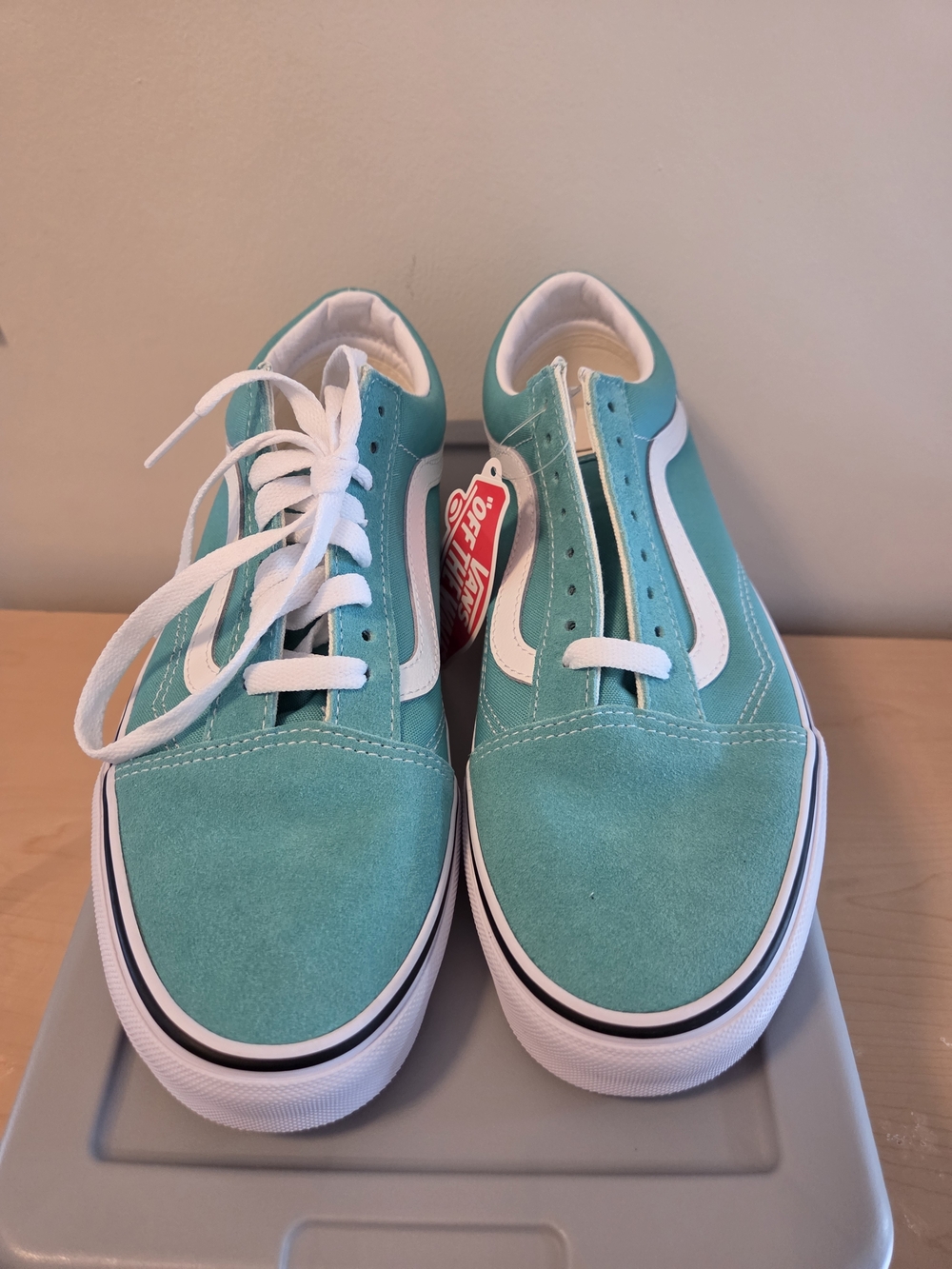Vans Old Skool Aqua Suede Sneakers